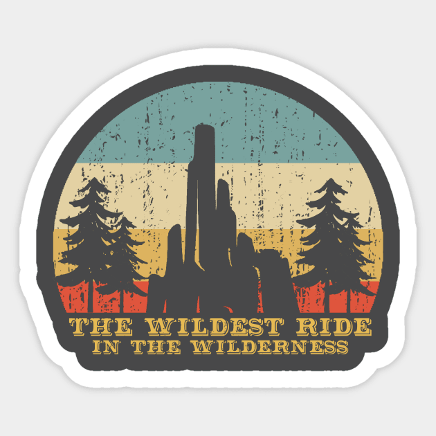 Big Thunder Mountain The Wildest Ride In The Wilderness Sticker by ThisIsFloriduhMan